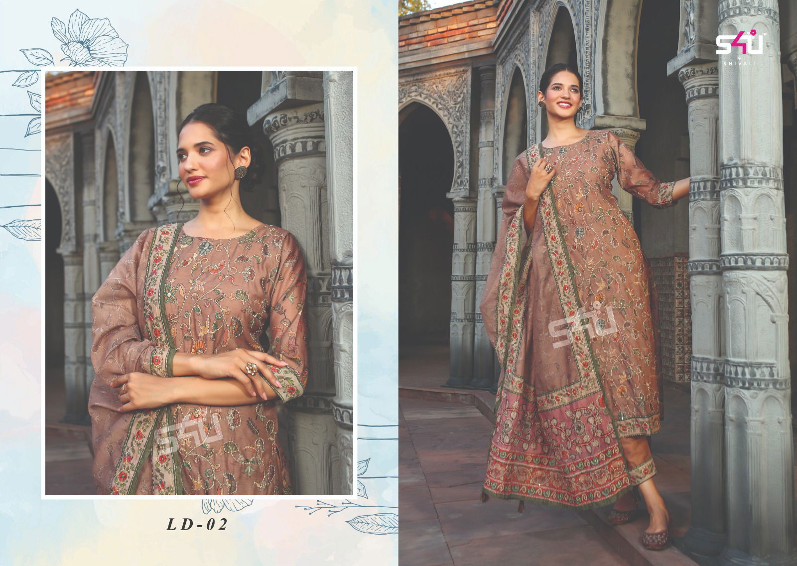 Love By S4U 10-01 To 1006 Readymade Salwar Suits Catalog
